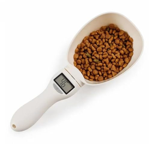 Digital Measuring Spoon, 800g LCD Display Dog Food Measuring Cup, Precise Weighing Spoon，Electronic Weighing Scoop for Kitchen Food Measuring Scoop Scale, Pet Dog Cat Food (1)
