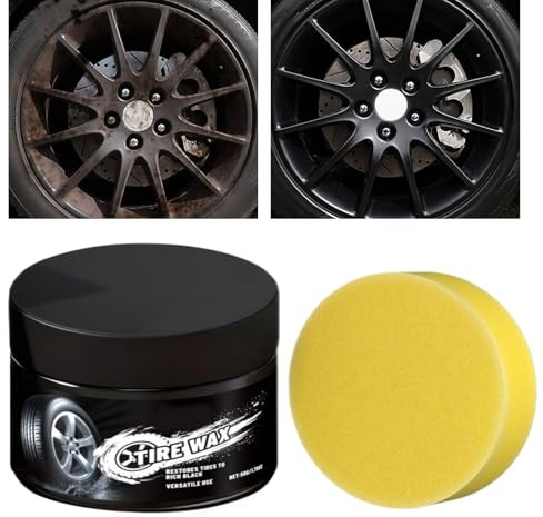 Felgen Glanz 50g Fleckenentferner | Reifenpflege Mit Für Auto Und Motorrad Tägliche Pflege Wochenende Detailing Routine Wartung Nach Dem Waschen Urlaub