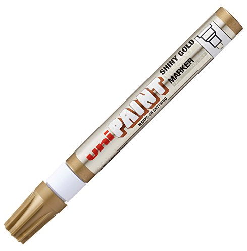 Uni-Ball 182080 - Lackmarker Paint PX-20 mit Rundspitze, shiny gold