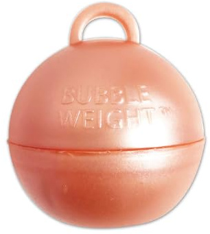 Creative Party Ballon Bubble Weightss 35g | Roségold | 25 Stück | BW026