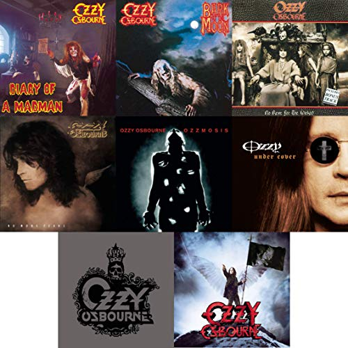 Ozzy Osbourne: Essential 8 Solo Studio Albums CD Collection (Ozzmosis / Under Cover / No More Tears)
