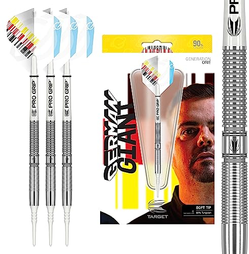 Target Darts Gabriel Clemens 90% Wolfram Dartpfeile mit Kunststoffspitze Soft Darts 21g