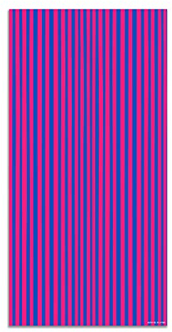 Agatha Ruiz de la Prada Vinylteppich Grundlegende Drucke Rosa und Blaue Linien 300x200cm - Vinyl Küchenteppich - Rutschfester und Flammhemmender Wohnzimmer Teppich - Große Teppiche - Teppiche PVC