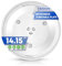 Microwave Plate Replacement 14.18 Fits GE WB49X10063 Microwave Turntable Plate - Exact Replacement Microwave Glass Plate - Oven Rotating Spinning Dish Tray For better Reheating and Cooking