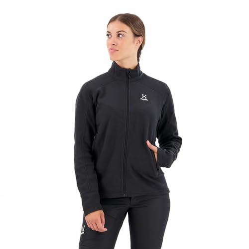 HAGLOFS Buteo Mid Fleecejacke für Damen, True Black, XL