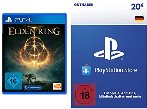 ELDEN RING - Standard Edition [PlayStation 4] + PSN Guthaben | 20 EUR | deutsches Konto | PS5/PS4 Download Code