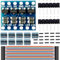 DAOKAI 4-Kanal Pegelwandler,IIC I2C Logik Level Konverter,4 Kanäle Bidirektionales Level Modul 3,3 V zu 5 V Shifter für Arduino Raspberry Pi,mit Dupont-Kabel(10 STÜCKE)