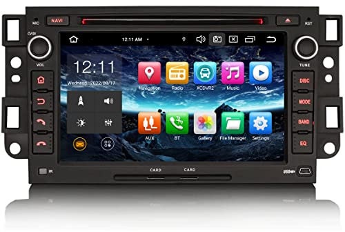 ERISIN 7 Zoll 8-Kern 4GB RAM+64GB ROM Android 14 Autoradio Bluetooth GPS für Chevrolet Aveo Captiva Epica Unterstützt Navigation Carplay DSP Android Auto FM RDS DVB-T2 WiFi 4G CD Player DAB+ OBD2 USB