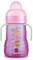 MAM Trainer+ Night Drinking Bottle (220 ml), Drinking Cup with Luminous Handle for Transition to Cup, Drinking Cup with Drip-Free Teat and Drinking Spout, 4+ Months, Turtle