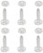 6 stücke Gimbal Kamera Halterung Anti Fall Off Anti Vibration Lock for DJI Phantom 3 Drohne Kamera Stabilisator Anti Drop Pins