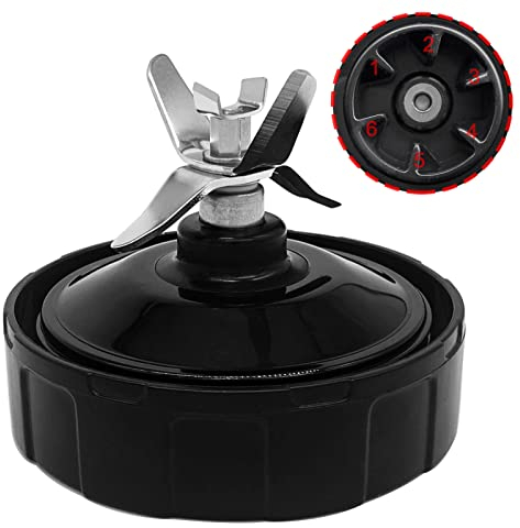 Blade Replacement Part for Nutri Ninja 900W/ Auto iQ 1000W Blender, 6 Fins Extractor Blade Compatible with Nutri Ninja Pro BL450C BL451C BL456-30 BL480 BL480D BL481C BL482 BL456 BL580 (Female FINS)
