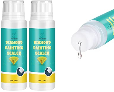 PHILODOGS Art Glue - 240ml Diamond Painting Sealer, Puzzle & Adhesive Glue for Kits - Fast-Drying, Anti-Shedding, Permanent Hold & Shine.