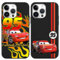 [2 Stück] Handyhülle für Apple iPhone 15 Pro 6,1 Hülle, Schutzhülle Motiv 95 Cars Lightning McQueen Hülle Weiche Silikon Stoßfest TPU Sanft Bumper Case für iPhone 15 Pro, M1