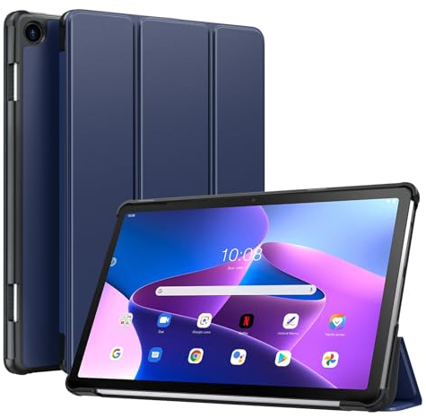 TiMOVO Custodia Protettiva Compatibile con Lenovo Tab M10 Plus 3rd Gen 10.6 Pollici 2022, Sottile e Leggero, Custodia Protettiva a Guscio Posteriore Rigido per Lenovo Tab M10 Plus 2022, Blu Marino