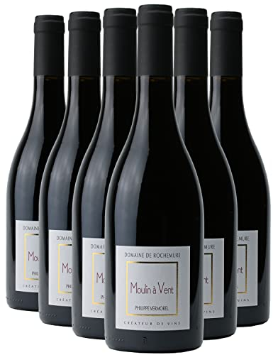 Moulin-à-Vent Rotwein 2023 - Domaine de Rochemure - g.U. - Beaujolais Frankreich - Rebsorte Gamay - 6x75cl