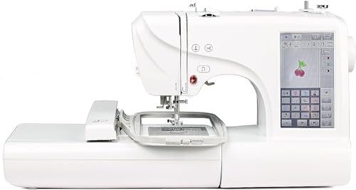 ES-5 Elektronisch Gesteuerte Nähmaschinen, 10.000 Eingebaute Stickdesigns, 8 Schriftarten, Computerisiert, Großer 7-Zoll-LCD-Touchscreen-Display, USB-Anschluss
