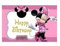 Minnie Mouse Party Backdrop Banner - Mini Mouse Background Decorations