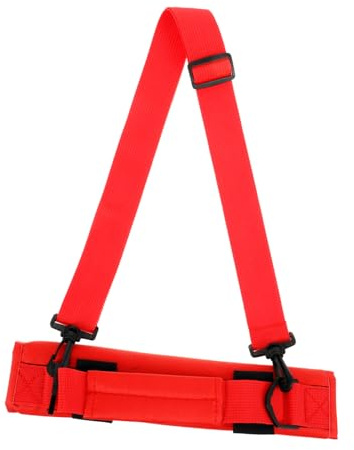 Golfschlägertasche Tragbar mit Trageriemen, Rote Ausführung aus Polyester | Praktische Aufbewahrung, Strapazierfähige Verarbeitung, Kompaktes Format für Ordnung Unterwegs
