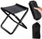 ROSYLEVE Camping Hocker Tragbarer Klapphocker, Mini-Klapphocker und Leicht Sitz Falthocker Klappbar für Reisen Wandern Garten Angeln Grillen Strand mit Aufbewahrungsbeutel