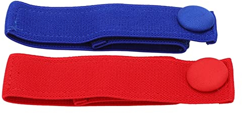 Torniquete de 2 piezas, correa de hebilla de torniquete venoso flexible para diálisis de cuidados de enfermería, torniquete de gancho reutilizable flexible de mezcla de algodón