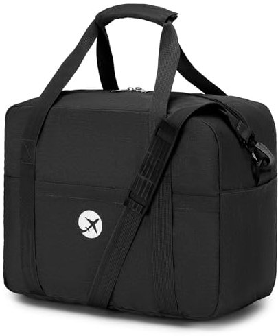BAGROUPS Faltbare Wizzair Handgepäck 40x30x20 Tasche für Flugzeug Reisetasche, Weekendertasche Krankenhaustasche Sporttasche Damen & Heren