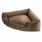 Nobby Komfort Eckbett CENO braun 60 x 60 x 17 cm