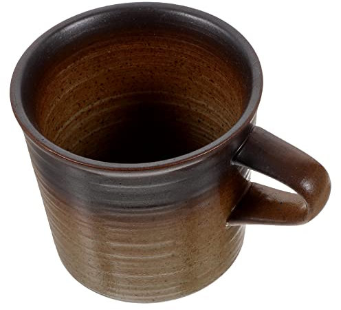Cabilock Unique Vintage Style Stoneware Coffee Cup Japanese Ceramic Mug Mug for Breakfast Tea and Coffee
