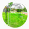 Pergola de jardin en métal pour plantes grimpantes, résistant aux intempéries, avec structure stable, vert, 200 x 230 cm