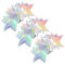 JOINPAYA 3 Saiten Bunter Fünf-Sterne-Anhänger Geburtstag Streamer-Hintergrund glühen Party mitgebsel kinderparty mitgebsel Urlaub Ammer Sterngirlande Ornament Papier Colorful