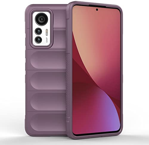 Rfvzubemok Compatible con Xiaomi 12 Lite 5G Funda Protectora para cámara Funda,Compatible con Xiaomi 12 Lite 5G Funda antigolpes Purple