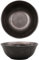 Grand bol à soupe et nouilles en porcelaine - 600 ml - Rétro - Pour flocons d'avoine, ramen, soupe à l'oignon, au lave-vaisselle, au micro-ondes et au four - Bleu et noir
