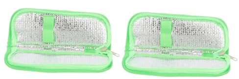 VALICLUD 2 Stück Kühlpackung Kühltasche Für Reisen Medikamenten Kühltasche Isolierte Medikamenten Reisetasche Reisekühler Kleine Medizinische Tasche Medikamententasche