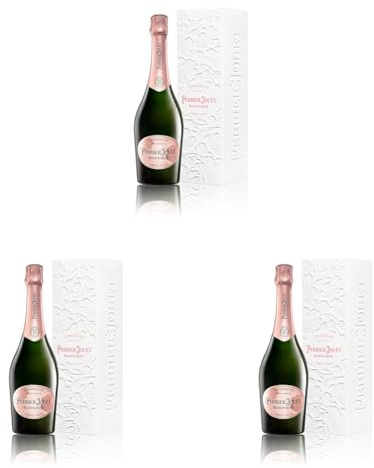 Perrier-Jouët Blason Rose Champagne, 75 cl with Gift Box (Pack of 3)