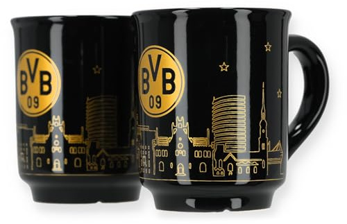 Dortmund Borussia BVB Glühweintasse Weihnachtstasse Tasse 2er Set