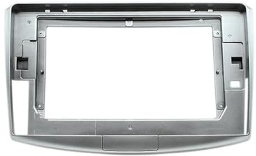 Radioblende Für VW Für Passat CC B6 B7 2005-2018 Radio Fascias Rahmen 10 Zoll 2DIN Stereo Panel Verkabelung Kabelbaum Stromkabel Adapter Canbus(Nur Rahmen)