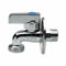 Rubinetto a sfera BIBO LUX 1/2'' attacco x portagomma nichelato attaco lavatrice