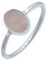 Anello in argento 925 da donna con quarzo rosa, pietra preziosa, rosa, semplice e moderno