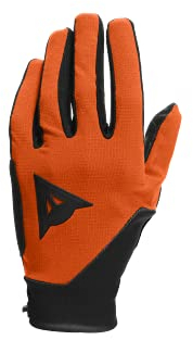 DAINESE HG Caddo Gloves, Lange Handschuhe, für Fahrrad, MTB, Downhill, Enduro, All-Mountain, Radfahren, Orange/Schwarz, XS
