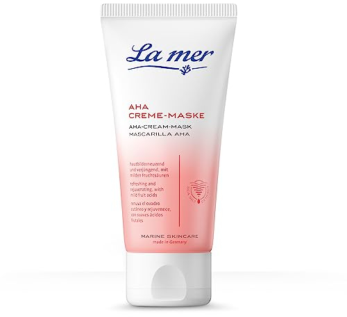 La mer AHA-Creme-Maske - Erfrischende Effekt-Maske für das Gesicht - Unterstützt die Hauterneuerung - Stark feuchtigkeitsbindend und aufpolsternd - Mit milden Fruchtsäuren - 50 ml