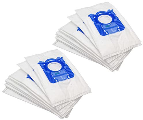 vhbw 20x Sacs compatible avec Philips FC 9102 Reach & Clean Specialist, FC 9103 Hygiene, FC 9104 Hygiene aspirateur - blanc