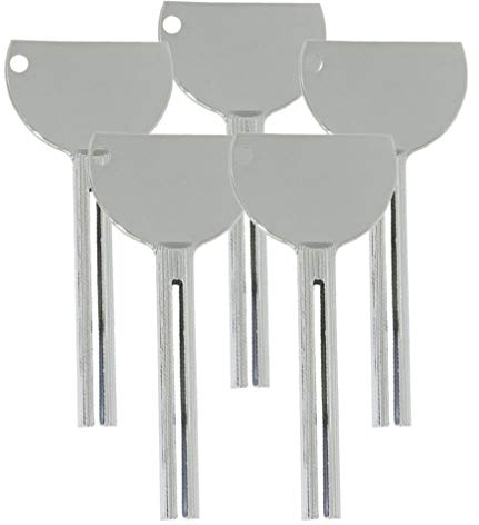 Healifty Metal Tube Squeezer Pack of 5 - Rolling Toothpaste Squeezer, Tube Key Squeezer, Tube Squeezer Tool Bathroom Accessories for Saving Toothpaste, Cosmetic, Oil, Cream, Paint