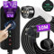EV Charger 10M Type 2 UK 3 Pin Portable 8~13A Type 2 Charging Cable with Bag,Anti-burn automatic power off, IP65 Water Proof, Electric car charger Cable(IEC 62196-2 Type 2 Female)
