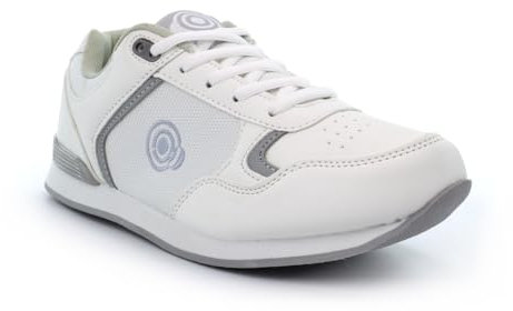 Womens Bowling Shoes Womens Bowling Trainers Ladies Lawn Bowls Trainers Ladies Bowls Shoes Garden Bowl Trainer Garden Bowl Shoe Lace Up White 3 UK
