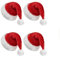 AIHANCH Weihnachtsmütze Plüsch, Unisex-Nikolausmütze Erwachsene, Extra Dicker Samt Weihnachtsmann Mütze, Weihnachtskostüm, Klassischer Hut für Weihnachten, Neujahr, Feiertage, Partyzubehör (4)
