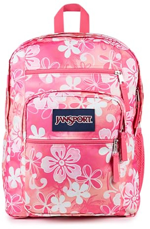 JanSport Laptop Backpack - Computer Bag with 2 Compartments, Ergonomic Shoulder Straps, 15” Laptop Sleeve, Haul Handle, Hiblisscus, One Size, Laptop Backpack - Computer Bag With 2 Compartments