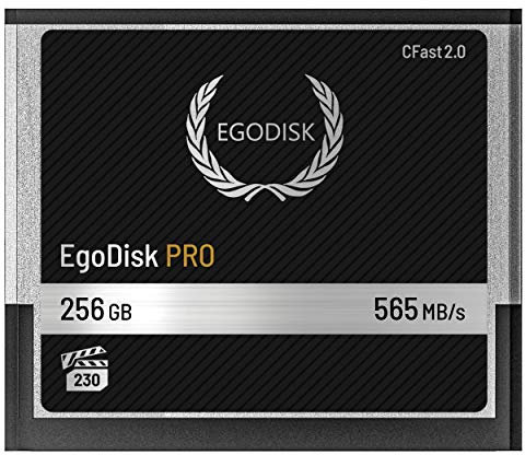 EgoDisk PRO 256GB CFast 2.0 Card - (BLACKMAGIC DESIGN URSA MINI 4K • 4.6K | CANON • XC10 • XC15 • 1DX MARK II • C200 | HASSELBLAD H6D-50C • H6D-100C | ATOMOS | PHANTOM VEO S) - 3 Year Warranty
