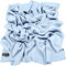 CJ Apparel Babyblau Einfarbig Design Fringe Schal Fransenschal Wrap Stola Pashmina NEU