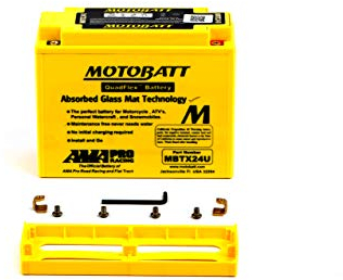 MBTX24U MOTOBATT Quadflex AGM Batterie Moto 12V 25Ah