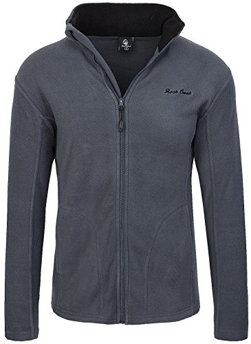 Rock Creek Fleecejacke Herren Outdoor H-139 | Wärmender Sweat-Pullover mit Reißverschluss, weiche Wanderbekleidung für Männer, Alltag, Camping und Freizeit