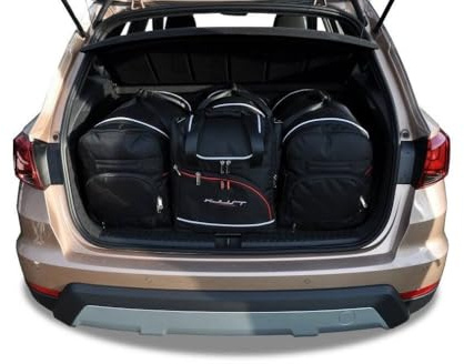 KJUST Dedizierte Reisetaschen 4 stk kompatibel mit SEAT ARONA I 2017+ Car Bags